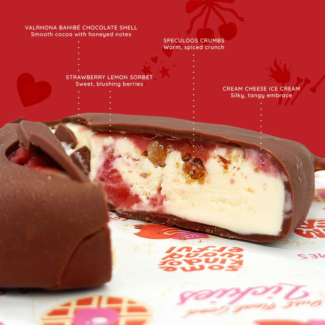 Berry Valentine Sliced