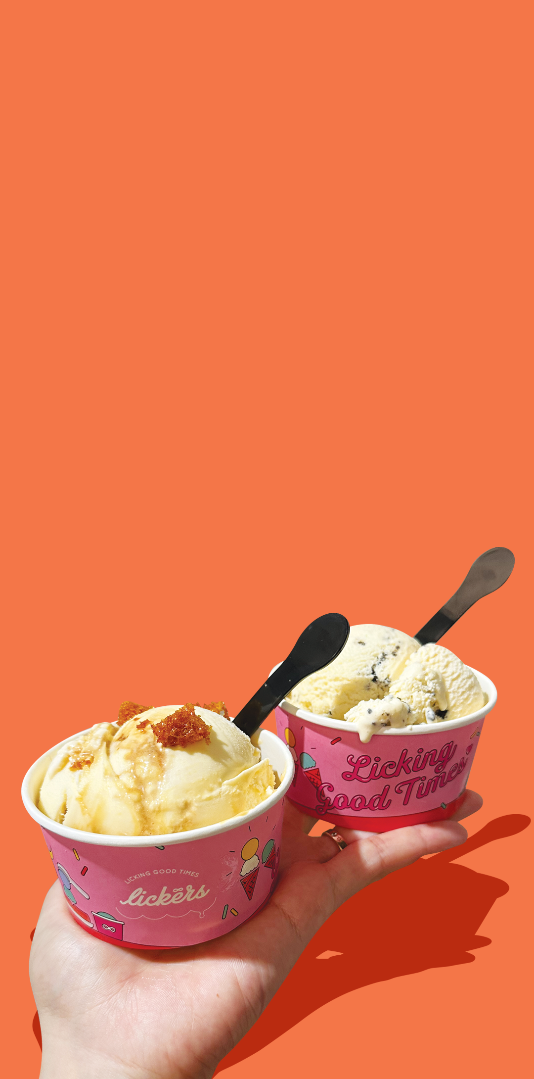 Lickers Ice Cream Cups Together